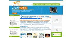 Desktop Screenshot of jayanthsystems.com